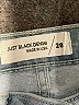 Just Black Chevron-herringbone Blue Jeans Size 28 waist - photo 7