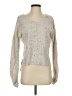 Jessica Simpson Metallic Marled Ivory Silver Pullover Sweater Size XS - photo 1