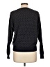 Ann Taylor Polka Dots Graphic Blue Black Pullover Sweater Size L - photo 2