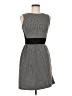 Aqua Houndstooth Gray Cocktail Dress Size M - photo 1