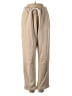 Leallo 100% Cotton Solid Tan Track Pants Size S - photo 1