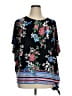 Rafaella Black 3/4 Sleeve Blouse Size 1X - photo 1