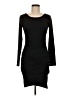 Leith Solid Black Cocktail Dress Size M - photo 1