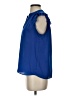 Emma & Olivia 100% Polyester Blue Sleeveless Blouse Size S - photo 5