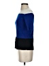 Ann Taylor Color Block Stripes Blue Short Sleeve Turtleneck Size S - photo 5