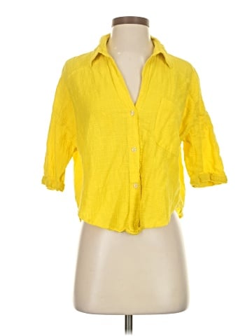 Assorted Brands 3/4 Sleeve Button-Down Shirt (view 1)