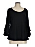 retrology Black 3/4 Sleeve Top Size M - photo 1