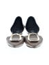 Roger Vivier Color Block Gray Tan Flats Size EU 38 - photo 2
