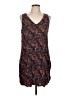 Gap 100% Rayon Floral Blue Casual Dress Size L - photo 1