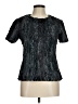 BCBGMAXAZRIA 100% Polyester Black Short Sleeve Blouse Size M - photo 1