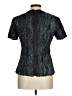 BCBGMAXAZRIA 100% Polyester Black Short Sleeve Blouse Size M - photo 2
