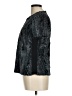 BCBGMAXAZRIA 100% Polyester Black Short Sleeve Blouse Size M - photo 5
