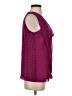 CAbi 100% Polyester Burgundy Sleeveless Blouse Size S - photo 4