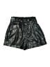 David Lerner Metallic Black Shorts Size S - photo 1
