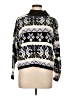Assorted Brands 100% Acrylic Print Black Pullover Sweater Size L - photo 1