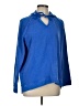 Weekends by Chico's Blue Pullover Sweater Size Lg (2) - photo 1