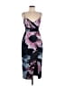Express Floral Black Purple Cocktail Dress Size 6 - photo 1
