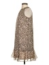 Ann Taylor LOFT 100% Polyester Animal Print Tan Cocktail Dress Size XS - photo 5