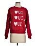 Maeve Hearts Red Sweatshirt Size XXS - photo 1