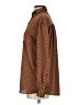 Express 100% Polyester Polka Dots Brown Long Sleeve Blouse Size XS - photo 5