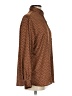 Express 100% Polyester Polka Dots Brown Long Sleeve Blouse Size XS - photo 4
