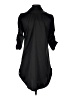 H&M Black 3/4 Sleeve Button-Down Shirt Size 4 - photo 2