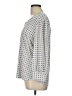 Adrianna Papell Silver Long Sleeve Blouse Size L - photo 5