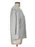 Adrianna Papell Silver Long Sleeve Blouse Size L - photo 4