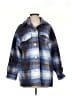 Zara Plaid Blue Coat Size S - photo 1