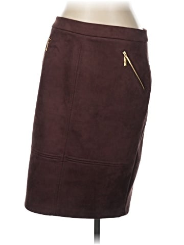 Ivanka Trump Faux Leather Skirt (view 1)