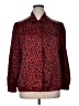 Koret 100% Polyester Animal Print Red Long Sleeve Blouse Size 16 - photo 1