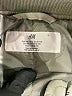 H&M 100% Polyester Solid Green Jacket Size 12 - photo 3