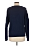 Lands' End 100% Baumwolle Chevron-herringbone Blue Pullover Sweater Size L - photo 2