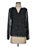Banana Republic Silver Long Sleeve Blouse Size XS - photo 1