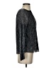 Banana Republic Silver Long Sleeve Blouse Size XS - photo 4