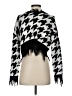 Just Polly 100% Acrylic Houndstooth Black Pullover Sweater Size S - photo 2