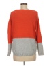 Fashion Avenue Color Block Orange Pullover Sweater Size M - photo 2