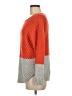 Fashion Avenue Color Block Orange Pullover Sweater Size M - photo 5