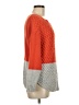 Fashion Avenue Color Block Orange Pullover Sweater Size M - photo 4
