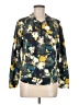 T by Talbots Floral Yellow Jacket Size M - photo 1