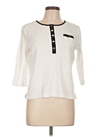 Lauren by Ralph Lauren 3/4 Sleeve Top (view 1)