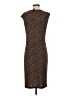 Talbots Animal Print Brown Casual Dress Size S - photo 2