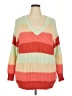 Torrid Color Block Orange Pullover Sweater Size 2X Plus (2) - photo 1