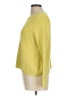 T Tahari Solid Stripes Yellow Pullover Sweater Size M - photo 5