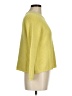 T Tahari Solid Stripes Yellow Pullover Sweater Size M - photo 4