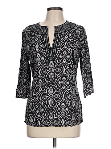 Carole Little 3/4 Sleeve Blouse (view 1)
