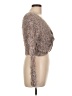 Louna 100% Polyester Brown Long Sleeve Top Size L - photo 4