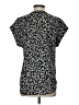 Cynthia Steffe 100% Polyester Animal Print Black Short Sleeve Blouse Size S - photo 2