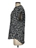 Cynthia Steffe 100% Polyester Animal Print Black Short Sleeve Blouse Size S - photo 5