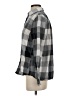 Lands' End 100% Cotton Checkered-gingham Gray Long Sleeve Button-Down Shirt Size S - photo 5
